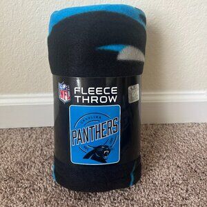 New NFL Carolina Panthers Fleece Throw Blanket 50x60 Inch Northwest
